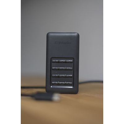 8. Verbatim Store'n'Go 256GB USB Type-C 3.2 Gen 1 (3.1 Gen 1) Black, Silver