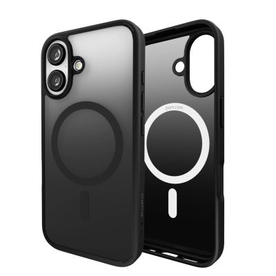 9. Puro Gradient MagSafe Silicone Case for iPhone 16 - Black