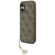 Guess 4G Charms Collection MagSafe case for iPhone 17 - brown