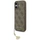 Guess 4G Charms Collection MagSafe case for iPhone 17 - brown
