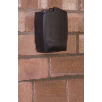 4. Phoenix Safe Co. KS0003C Key Cabinet Metal Black, Silver