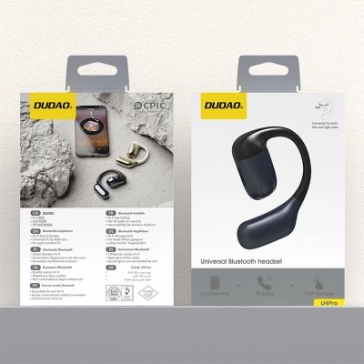 8. Dudao U4Pro Bluetooth Over-Ear Headphone, Universal for Both Ears - Black