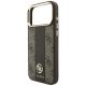 6. Guess 4G with Stripe Round and Classic Logos MagSafe Case for iPhone 17 Pro / 18 Pro - Brown