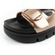 6. Lee Cooper shoes women's slippers gold comfortable platform fashionable