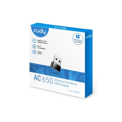 2. CUDY WU650 AC650 USB 2.0 Nano Network Card