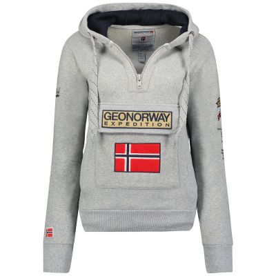 Geographical Norway 3/4 Gymclass Distri M WU1293H/GN B-Grey sweatshirt