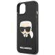 6. Karl Lagerfeld 3D Rubber Karl`s Head Case for iPhone 13 / 14 / 15 - Black