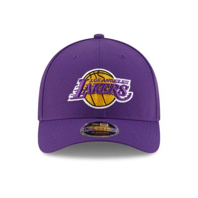 2. New Era 9FORTY Los Angeles Lakers NBA Team M-Crown Purple Snapback Cap - 60755462
