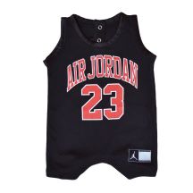 Baby Air Jordan DNA Romper Bodysuit Black - 556169-023