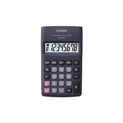 CASIO Pocket Calculator HL-815L-BK BOX, 8-digit, 69.5x118mm, black