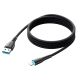 3. Joyroom Starry Series SA32-AL3 3A USB-A / Lightning cable 1m - black