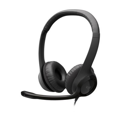 15. Logitech H390 Headphones 981-000406 (Black)