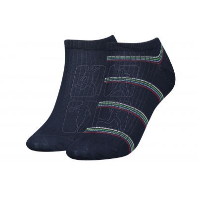 2. Socks Tommy Hilfiger Sneaker Coastal Stripe Tencel W 701223804 003