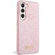 3. Guess Glitter Script Case for Samsung Galaxy S23+ - Pink