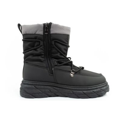 4. Lee Cooper women's winter hiking sports shoes insulated black gray