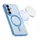 3. Tech-Protect MagFlex MagSafe Case for Samsung Galaxy S26 - Transparent Blue