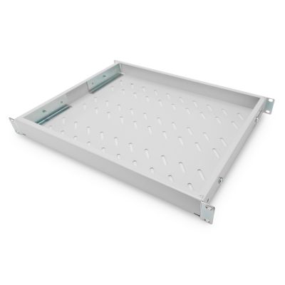 8. Digitus Shelf with variable mounting rails for permanent installation in 483 mm (19") cabinets