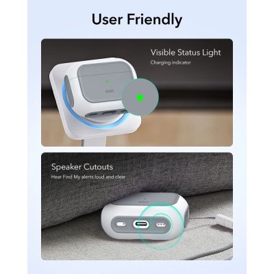 7. ESR Orbit HaloLock MagSafe case for AirPods Pro 3 - white