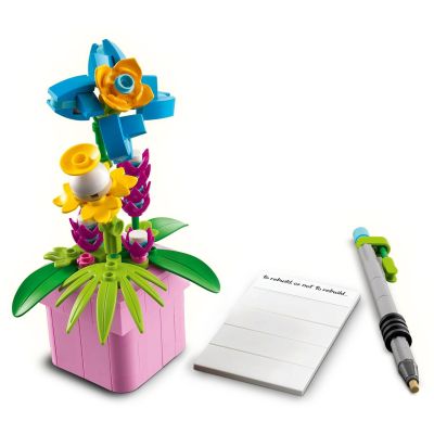 4. LEGO Creator 3-in-1 31169 – Typewriter with Flowers