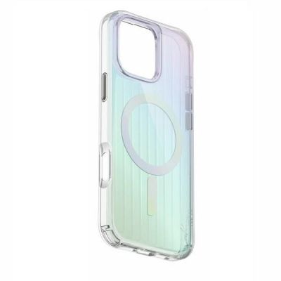 2. UNIQ Coehl Linear Magnetic Charging Case for iPhone 16 Pro Max – iridescent