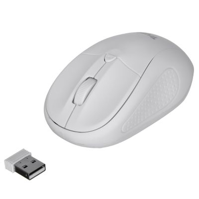 6. TRUST Primo Wireless Mouse matt white
