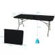 14. CATERING TABLE FOLDABLE INTO A SUITCASE 180x70x74CM MAX.100KG BLACK