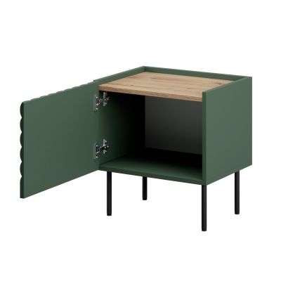 2. ONDA bedside table 2 pcs. 50x40xH54 green