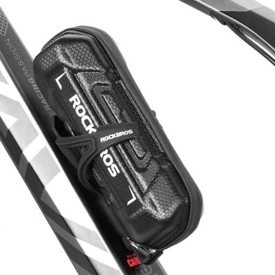 5. Rockbros 30990003001 bicycle bag for water bottle holder - black