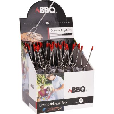 45. TELESCOPIC GRILL FORK 24-72CM