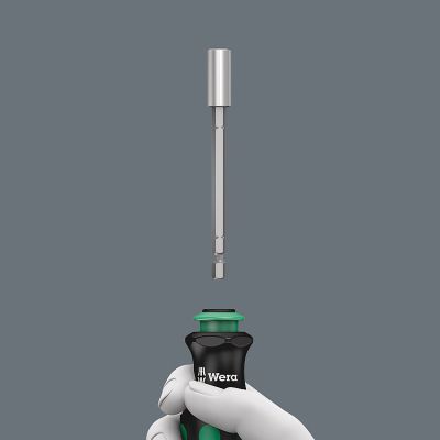 5. WERA 1/4" bit holder with magnet + 6 bits
