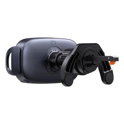 4. Baseus LightChaser BS-CM029 car holder with triple coil inductive charger - black