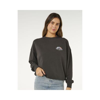 6. RIP CURL Bells Heritage Crew Women's Sweatshirt Black