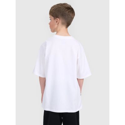 2. Boy's oversize T-shirt with print 4F 4FJRAW25TTSHM3065-10S