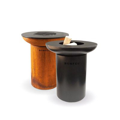 10. Bonfeu Bonbiza 8001R rusty fire pit grill