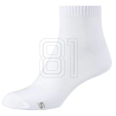 2. Skechers 3PPK Wm Casual Quarter Socks SK42005-1000 White 35-38