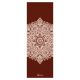 10. Gaiam Intense Rust Sundial Flower Yoga Mat 5mm 65733
