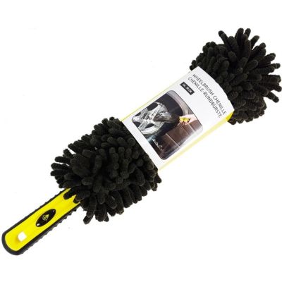 4. DUNLOP MICROFIBER WHEEL BRUSH, FLEXIBLE, LONG, 36CM
