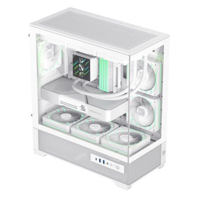 4. GameMax VISTA 2 AW Midi Tower White