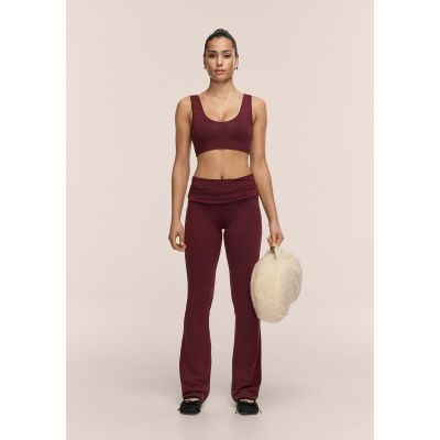 7. CASALL Sublime Fling Bralette Sports Bra, Burgundy