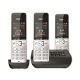 21. Gigaset 500A Comfort Trio Cordless Phone - Answering Machine - ECO DECT\GAP\CAT-iq - Silver + 2 additional handsets