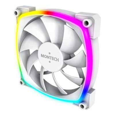 Montech AX120 PWM ARGB fan, 3 pcs, White - 120mm