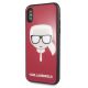 2. Karl Lagerfeld Iconic Glitter Karl`s Head iPhone X / Xs Case - Red