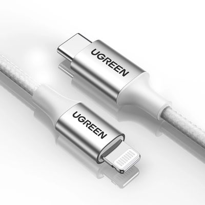 3. Ugreen US304 70523 USB-C / Lightning MFi cable 1m - silver