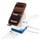 2. Hyper HyperDrive Flex MagCharge USB-C Hub, White/Blue