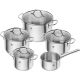 7. ZWILLING Cookware Set 71030-000-0, 5-Piece (16, 20 and 24 cm Pots, 16 and 20 cm Saucepans)