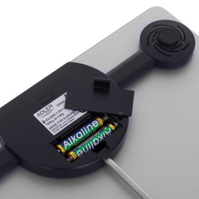 4. ADLER AD 8174s silver bathroom scale