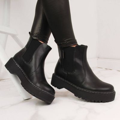6. Big Star W II274101 insulated Chelsea boots, black 