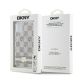8. DKNY IML Checkered Mono Pattern & Printed Stripes MagSafe case for iPhone 11 / Xr - beige