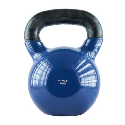 4. Blue HMS KNV24 cast iron kettlebell 24kg