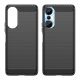 8. Carbon Case case for Infinix Hot 20S flexible silicone carbon cover black